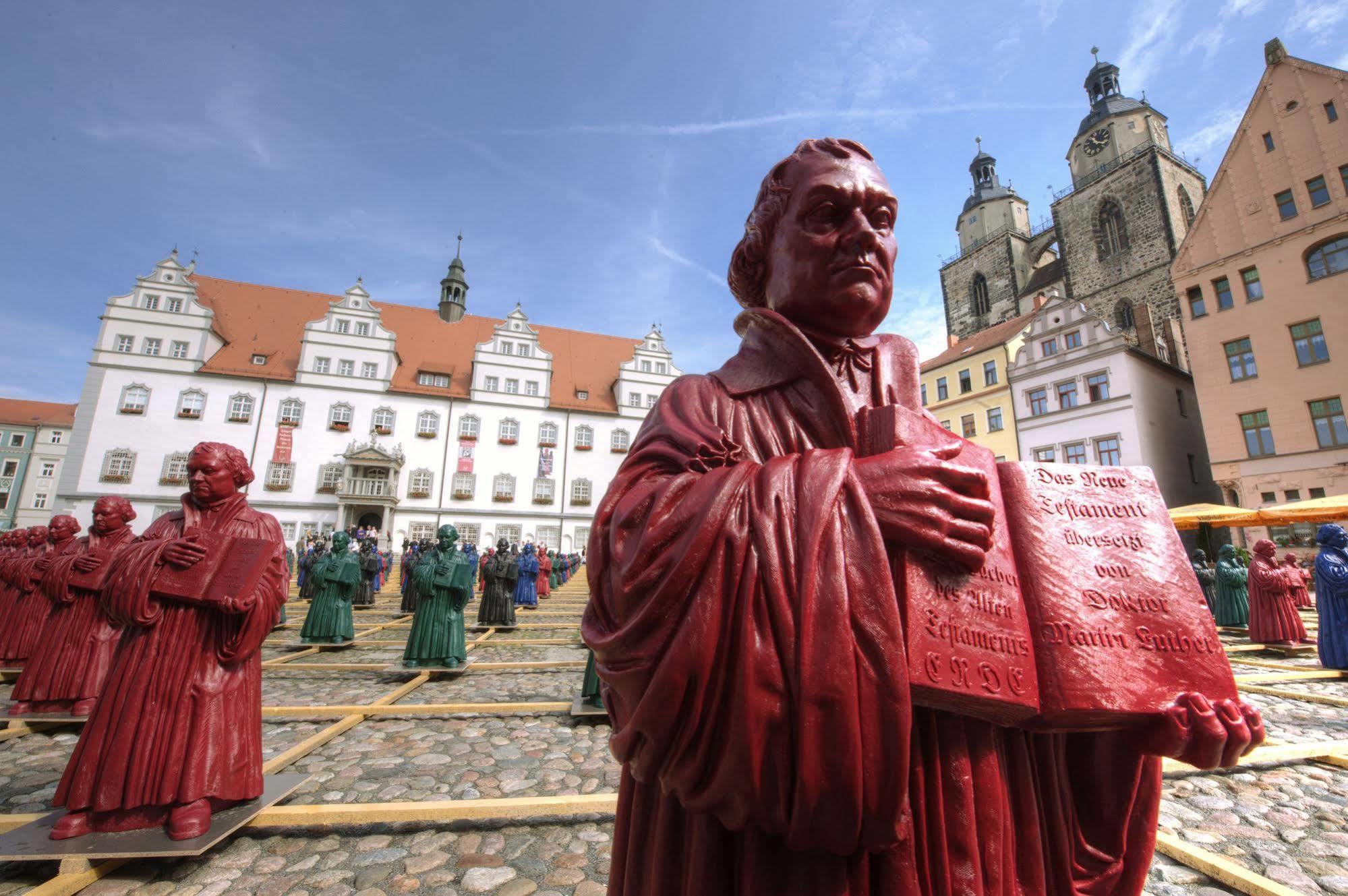 Hotel Brauhaus Wittenberg ภายนอก รูปภาพ