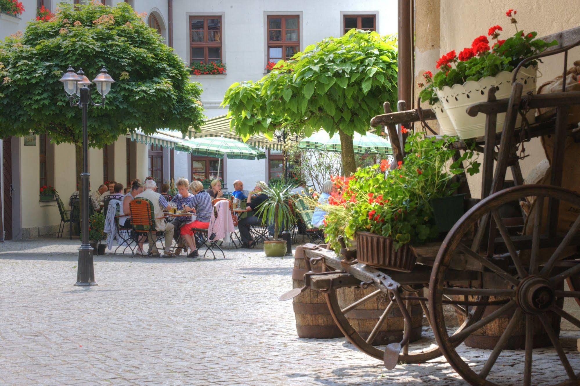 Hotel Brauhaus Wittenberg ภายนอก รูปภาพ